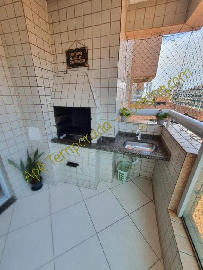 Ape Temporada Praia Grande Sp Completo Com Piscina, Churrasqueira, Estacionamento מראה חיצוני תמונה