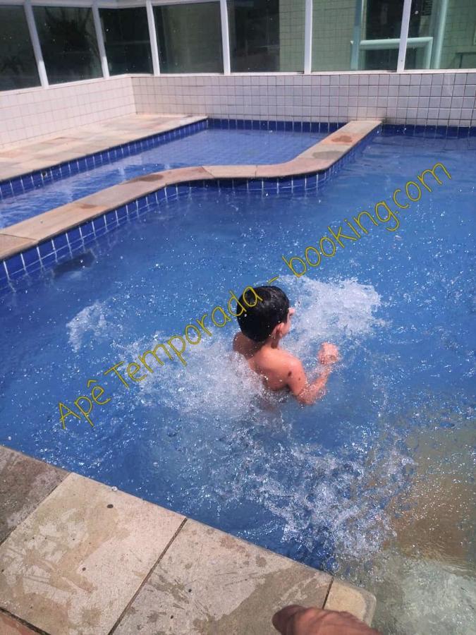 Ape Temporada Praia Grande Sp Completo Com Piscina, Churrasqueira, Estacionamento מראה חיצוני תמונה