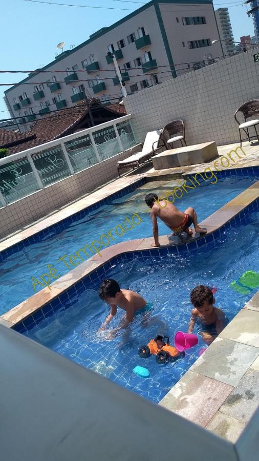 Ape Temporada Praia Grande Sp Completo Com Piscina, Churrasqueira, Estacionamento מראה חיצוני תמונה