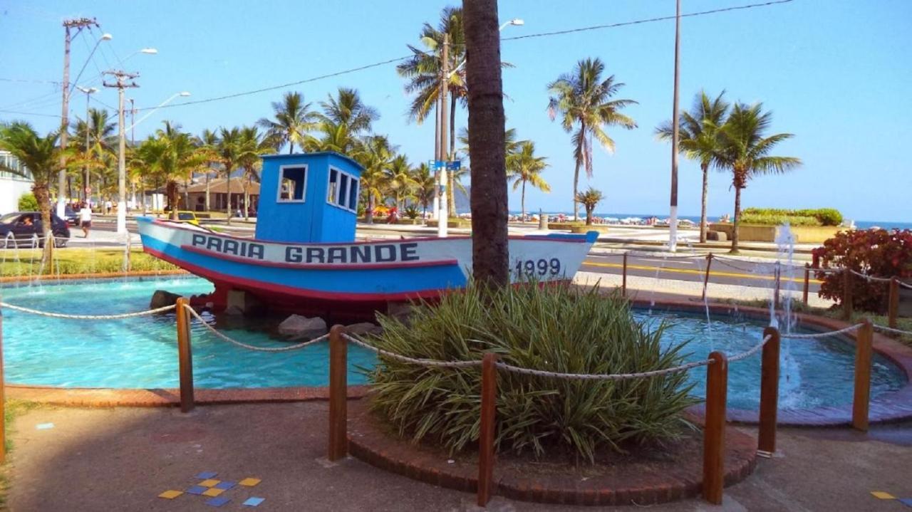 Ape Temporada Praia Grande Sp Completo Com Piscina, Churrasqueira, Estacionamento מראה חיצוני תמונה